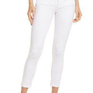 NWOT Madewell mid-rise white skinny ankle jeans